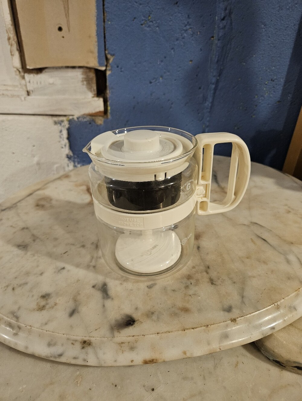 Gemco Brand Heat Resistant Glass Coffee Pot Percolator C-31 Usa Vintage